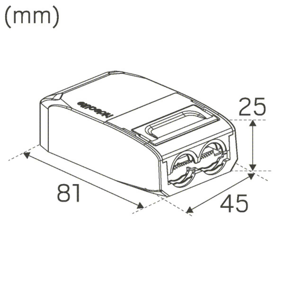 Alasvalo Hidealite Optic G2 Quick ISO, 6W, IP44,himmennettävä, Ø90*41,5mm, musta - Outoled