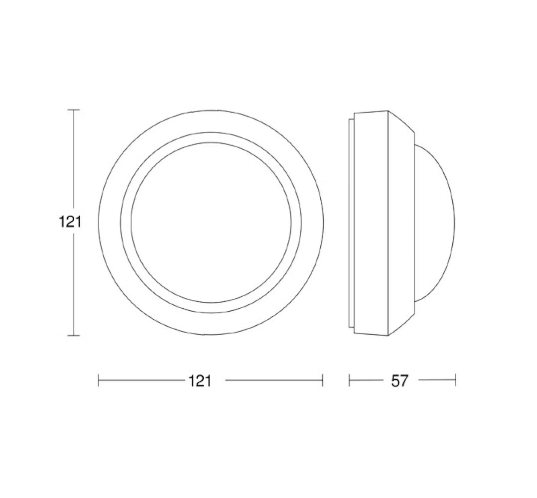 Liiketunnistin Steinel IS2360-3 ECO 360D IP54 Musta