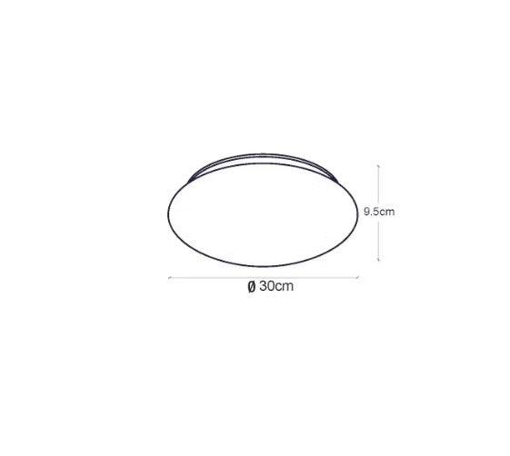 Yleisvalaisin Opal Base Led 300, 10W, 1100lm, 4000K, IP44, Ø300mm