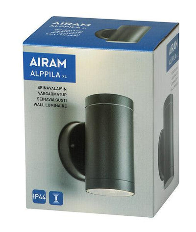 Seinävalaisin Airam Alppila Double XL, GU10, Antrasiitti