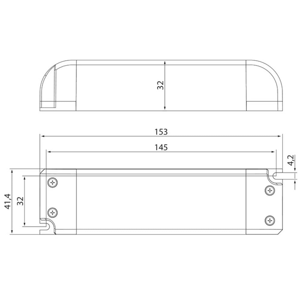 Led-virtalähde Airam 24V, 30W, IP20