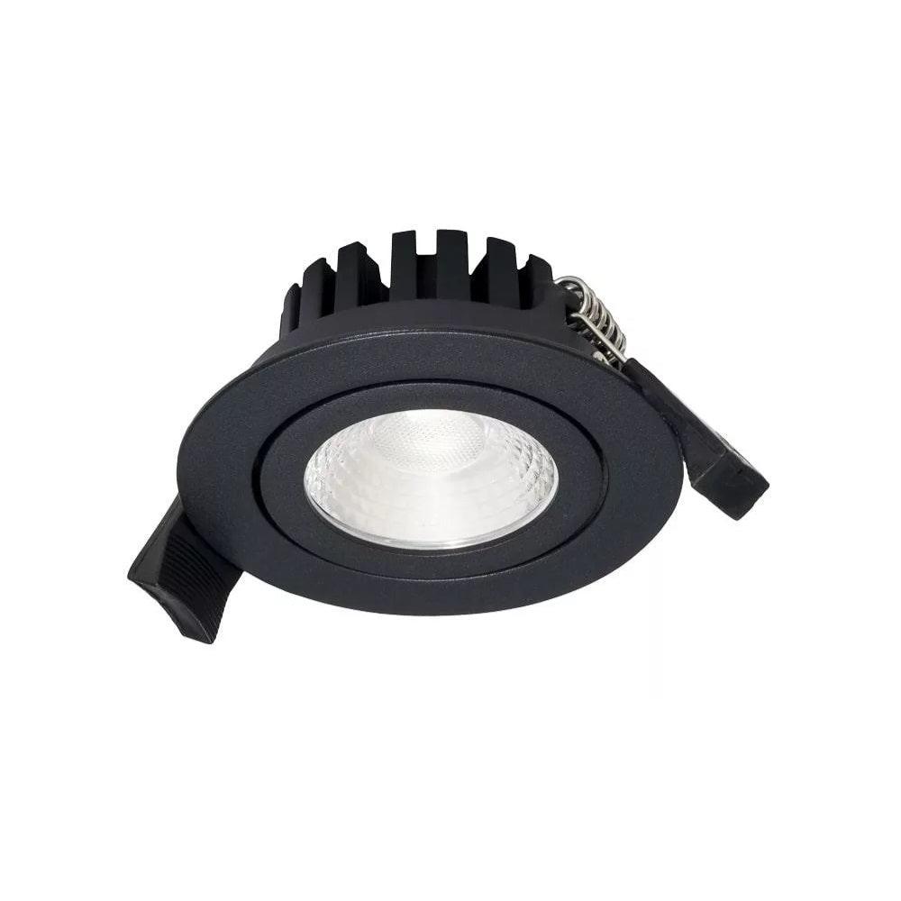 Alasvalo Arten Fokus Outdoor, 8W, IP65, Ø80*30mm, musta - Outoled