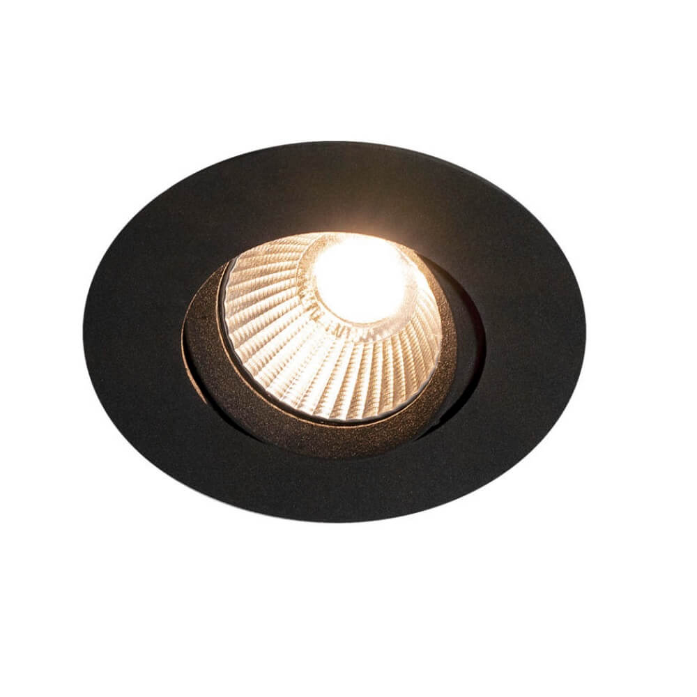 Alasvalo Hidealite Optic G2 Quick ISO, 6W, IP44,himmennettävä, Ø90*41,5mm, musta - Outoled