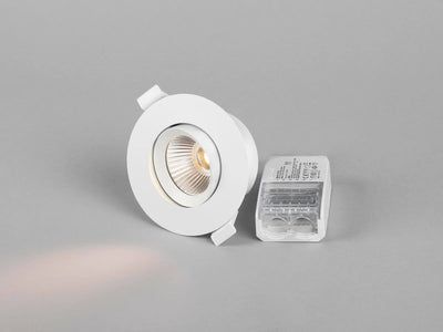 Alasvalo Hidealite Optic G2 Quick ISO, 6W, IP44,himmennettävä, Ø90*41,5mm, valkoinen - Outoled
