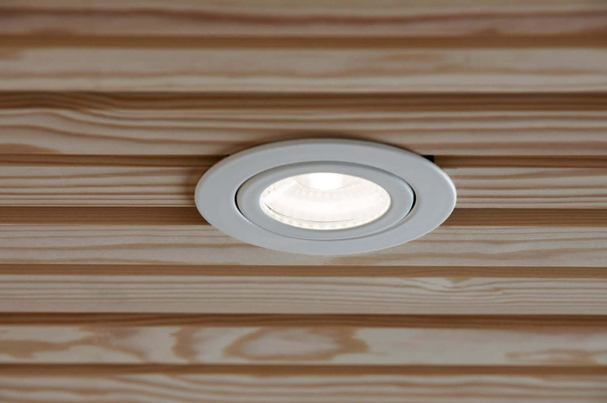 Alasvalo Jupeled FOKUS 10W, Zigbee, 3000K-5700K, Ø90*40mm, valkoinen