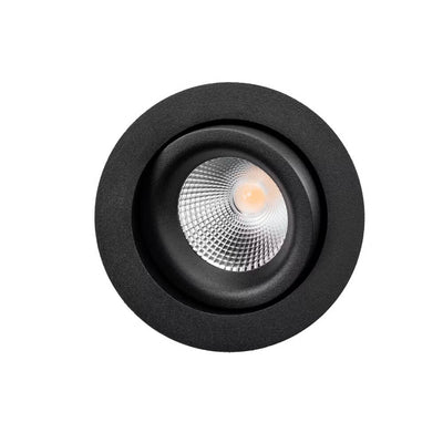 Alasvalo SG Junistar Lux 7W, IP44, himmennettävä, Ø94*50mm, musta