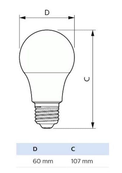 Led-lamppu Philips LEDbulb, E27, 3000K, 8W, 806lm, 12kpl