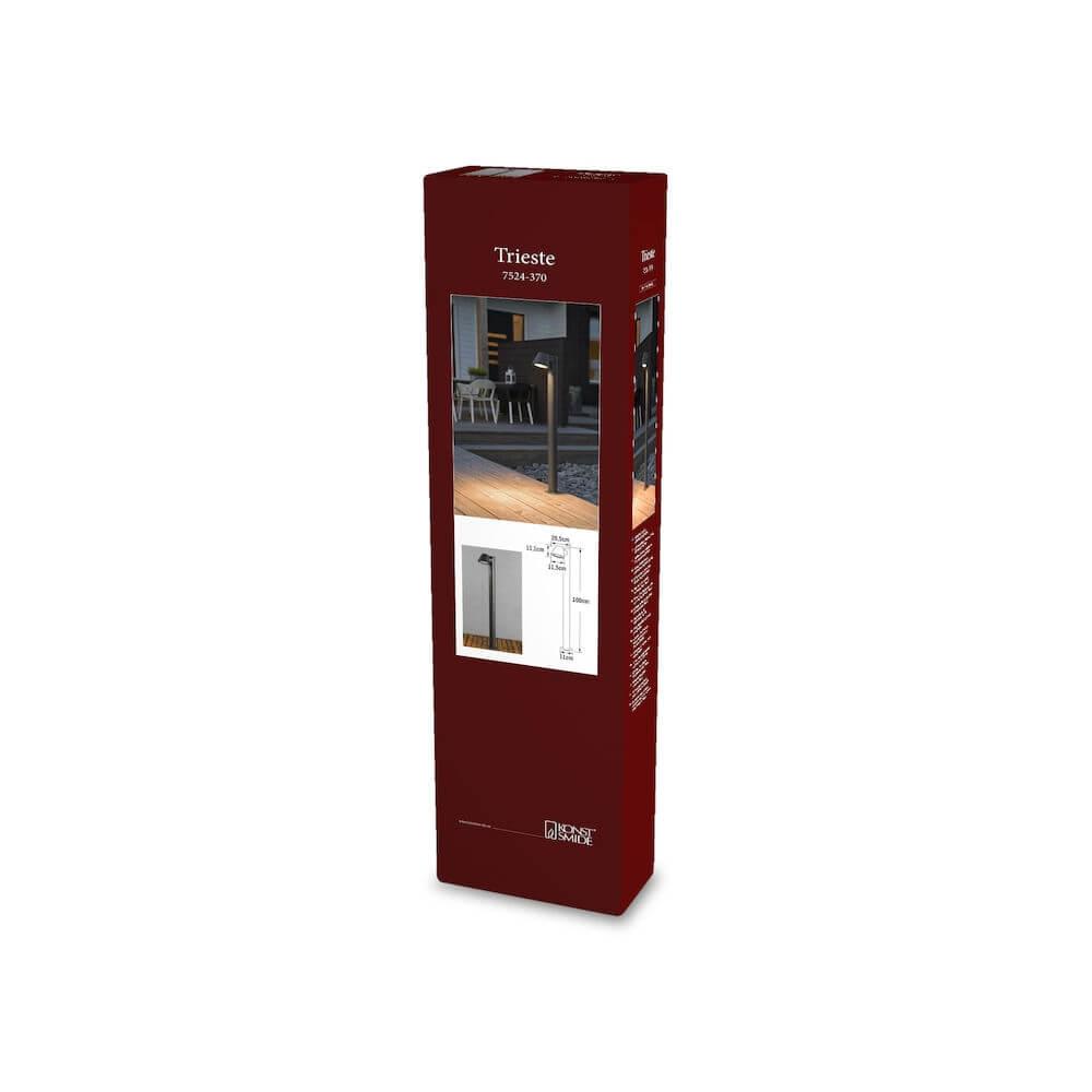 Pollarivalaisin Konstsmide Trieste 7524-370, GU10, 100cm, Antrasiitti - Outoled