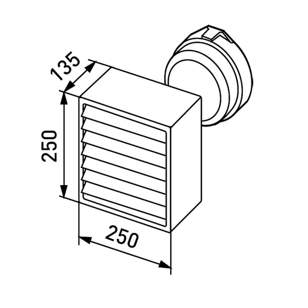 Saunavalaisin Ensto AVH11.2, IP44, E27