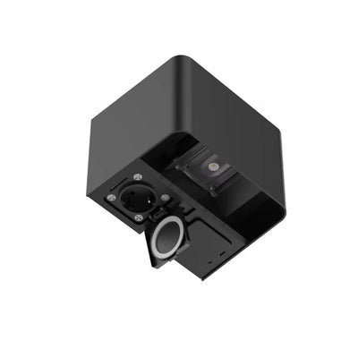 Seinävalaisin pistorasialla SLC Shadow, 2x5W, 2700/3000/4000K, IP65, musta