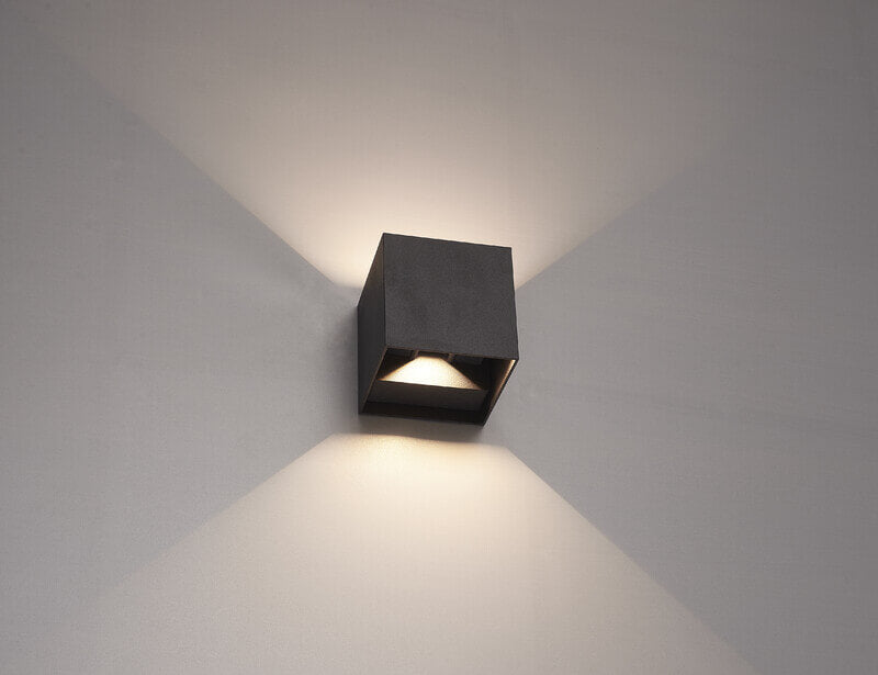 Seinävalaisin FTLIGHT Iina, 2x5W, 570lm, musta